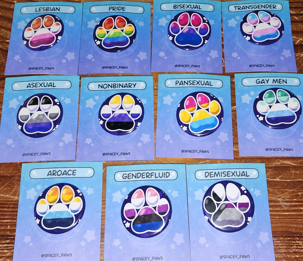 Pride Buttons